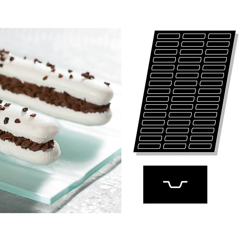 Stampo Flexipan multiplo Campagne biscuits - Paderno