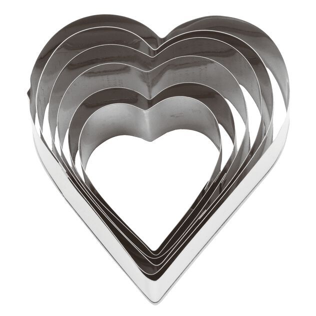 Tagliapasta cuore 6 pz - Paderno