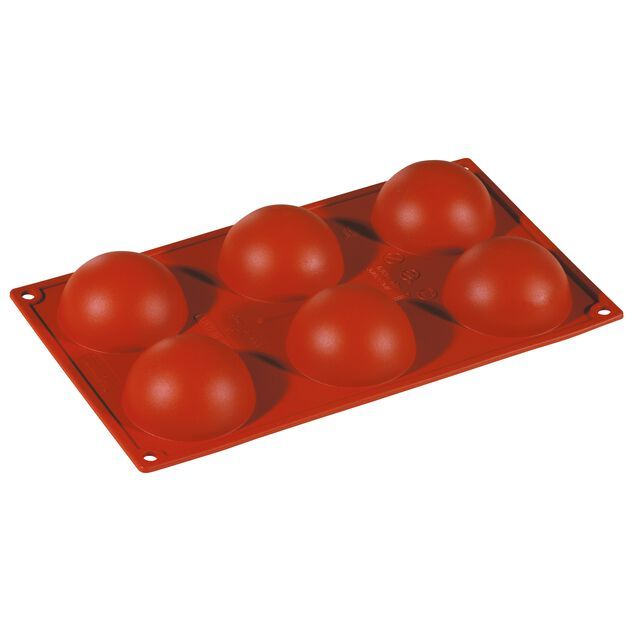 Stampo semisfera 30 x 17,5 cm 6 pz - Paderno
