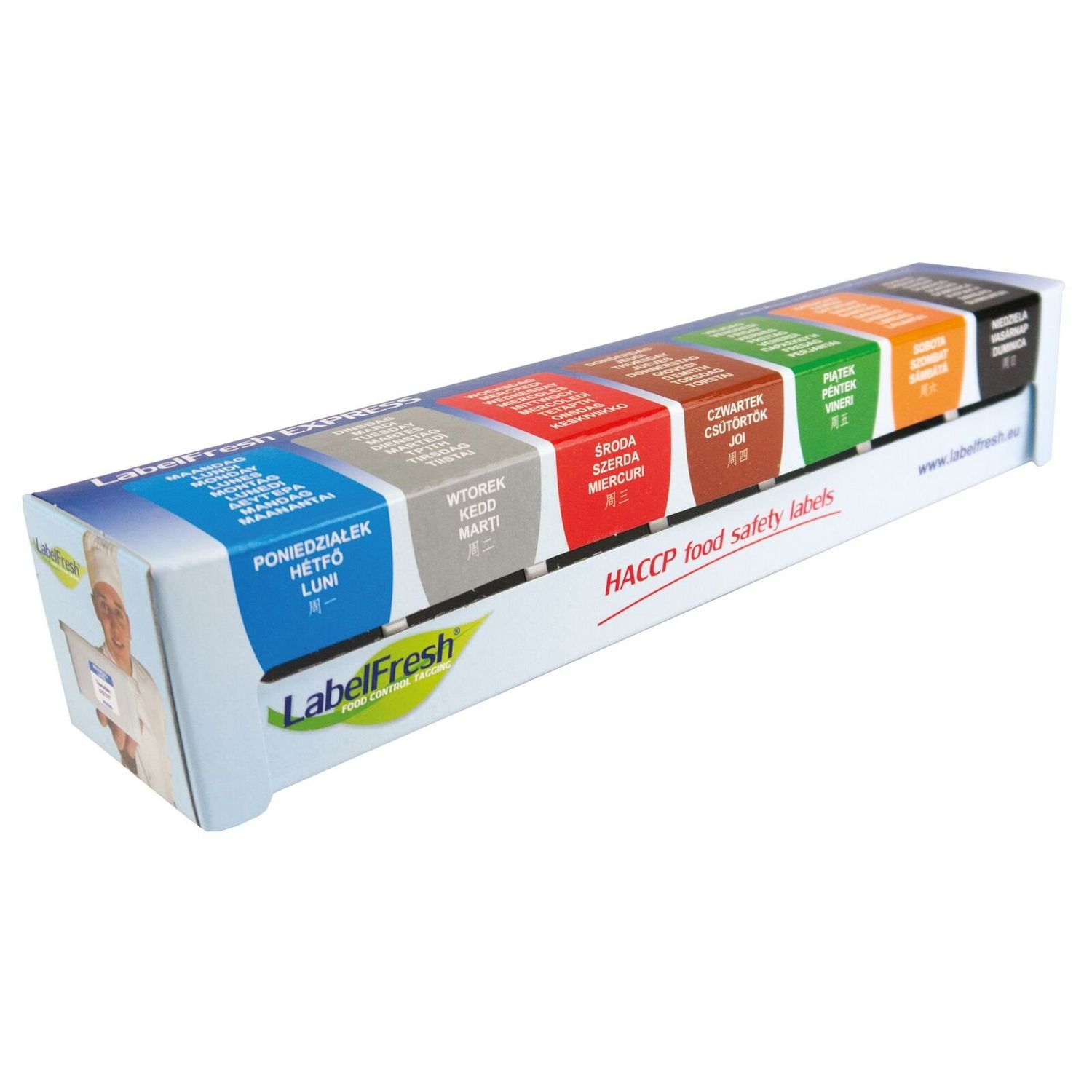 Paderno - Etichette express 7 giorni 3 x 2,5 cm - Paderno