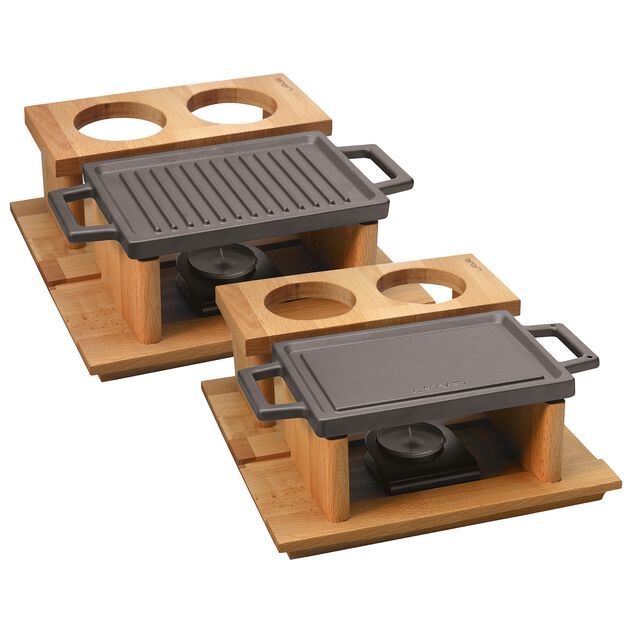 Barbecue da tavola 22 x 15 cm Ghisa Smaltata - Paderno
