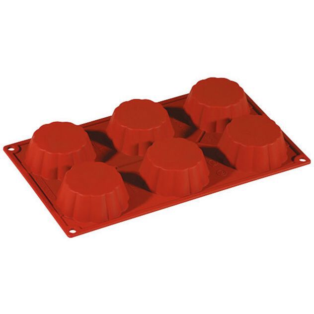 Stampo briochette 30 x 17,5 cm 6 pz - Paderno
