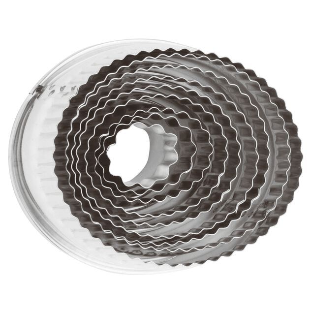 Tagliapasta ovale festonato 9 pz - Paderno