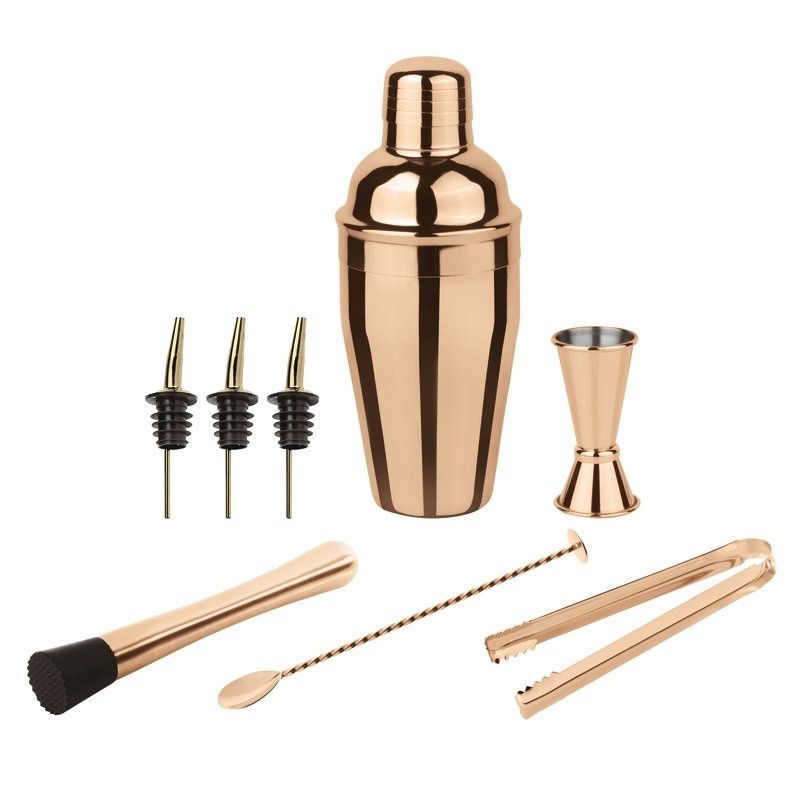 Mixology Set Cobbler 8 Pezzi Rame - Paderno