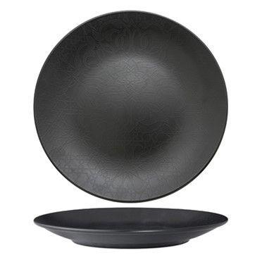 Piatto Piano 27 cm Black Matt - Güral Porselen