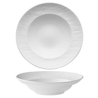 Pasta Bowl 27 cm Bianco Erosion - Tirolix