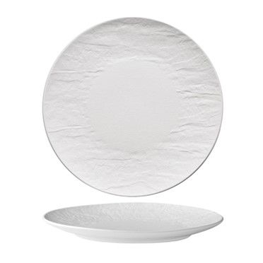 Piatto Frutta 21 cm Bianco Erosion - Tirolix