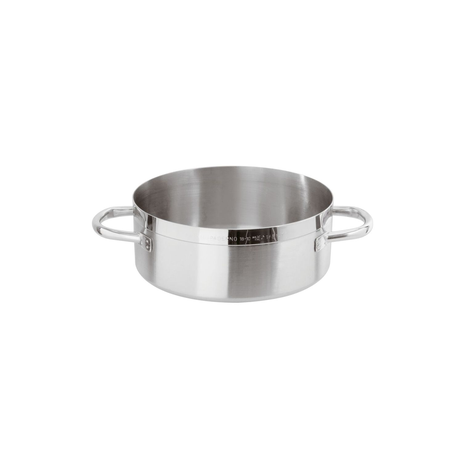 Casseruola bassa 20 x 8 cm 1100 maniglie - Paderno