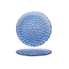 Piatto Pane 12 cm Blu Pois - Tirolix