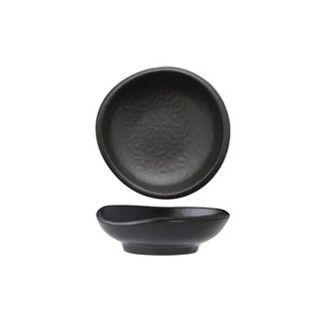 Coppetta Tonda 8 cm Black Matt - Güral Porselen
