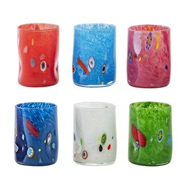 Set 6 Bicchiere 28 cl Colori Assortiti i Goti - Tirolix