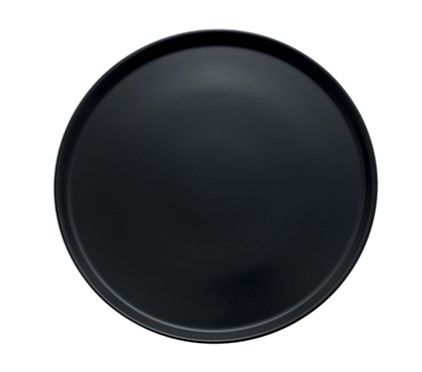 Piatto Pizza 33,5 cm Monaco Nero - Tirolix