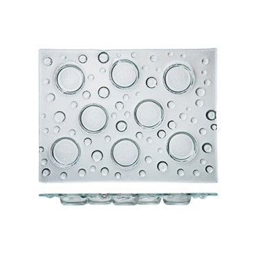 Piatto Rettangolare 40 X 30 cm Bubble - Tirolix