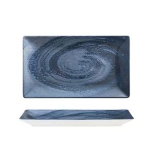 Vassoio Rettangolare 25 X 15 cm Vortice Blu - Tirolix