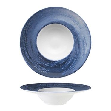 Piatto Pasta 25 cm Vortice Blu - Tirolix