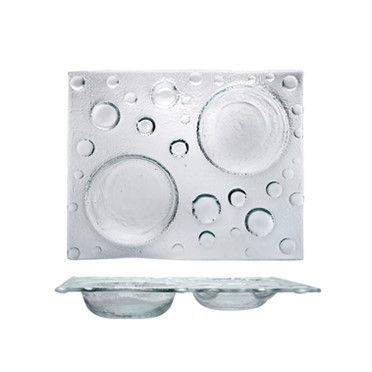 Piatto Rettangolare 32 X 26 X 5 cm Bubble - Tirolix