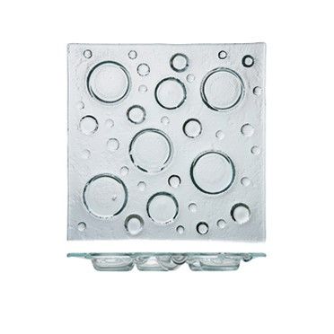 Piatto Quadrato 30 X 30 cm Bubble - Tirolix
