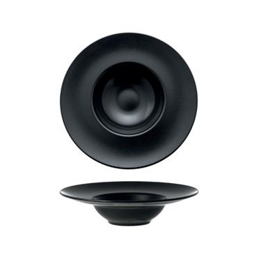 Piatto Pasta 28 cm Monaco Nero - Tirolix