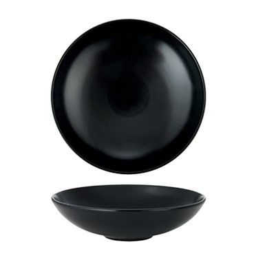 Piatto Fondo 19 cm Monaco Nero - Tirolix