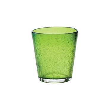 Bicchiere Acqua 30 cl Verde Bollicine - Tirolix