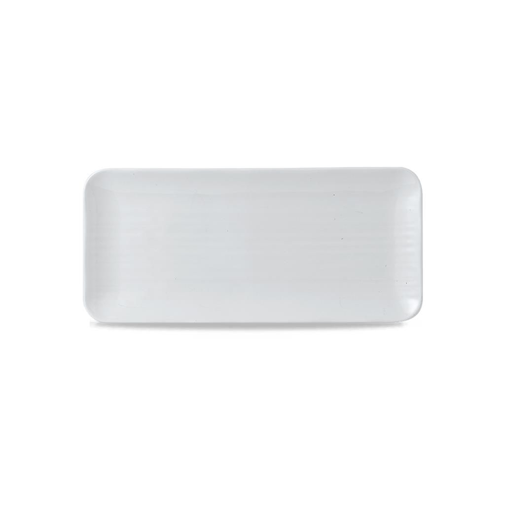 Piatto Rettangolare Organic 34,6 x 15,6 cm White - Dudson