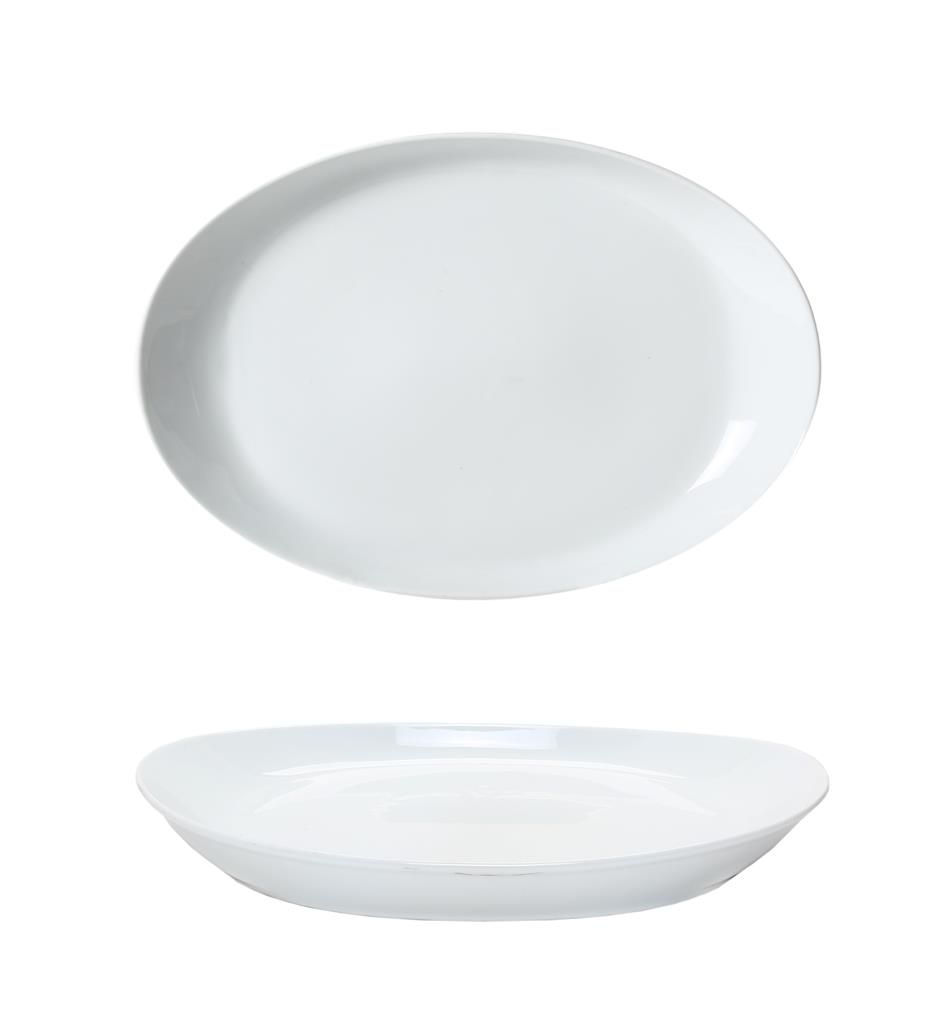 Piatto Ovale Coupe 38 cm Forma 02 - Royal Porcelain