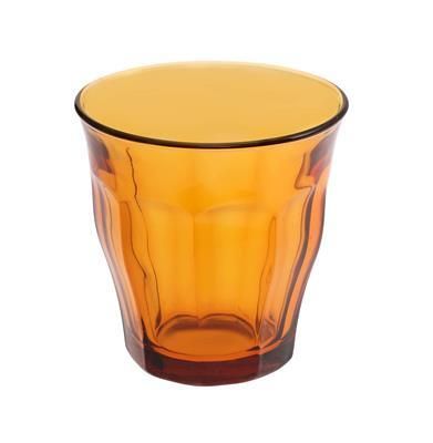 Set 6 Pezzi Bicchiere 25 cl Picardie Ambra - Duralex