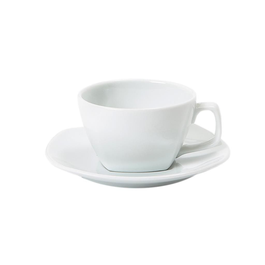 Piatto per Tazza Colazione 15 cm Forma 41 Quadra - Royal Porcelain