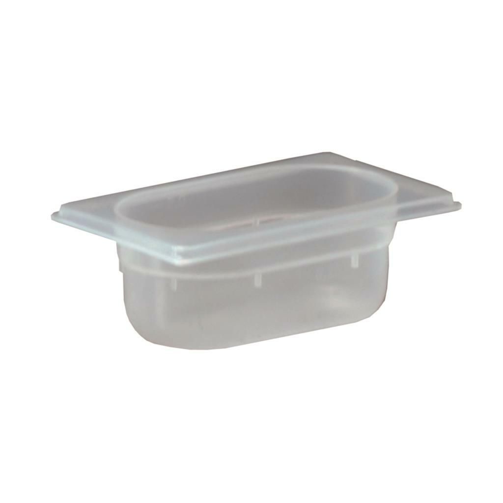 Vasca Gastronorm GN 1/9 17,6 x 10,8 cm H 10 cm Polipropilene - Inoxmacel