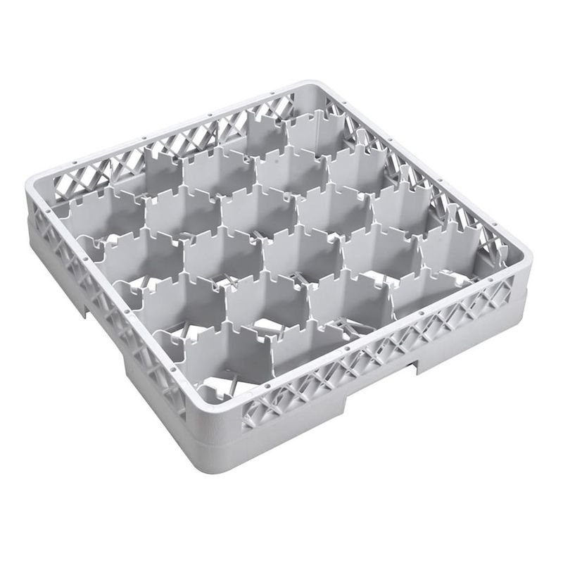 Base Cestello 20 Scomparti Esagonali 50x50 cm Grigia - Inoxmacel
