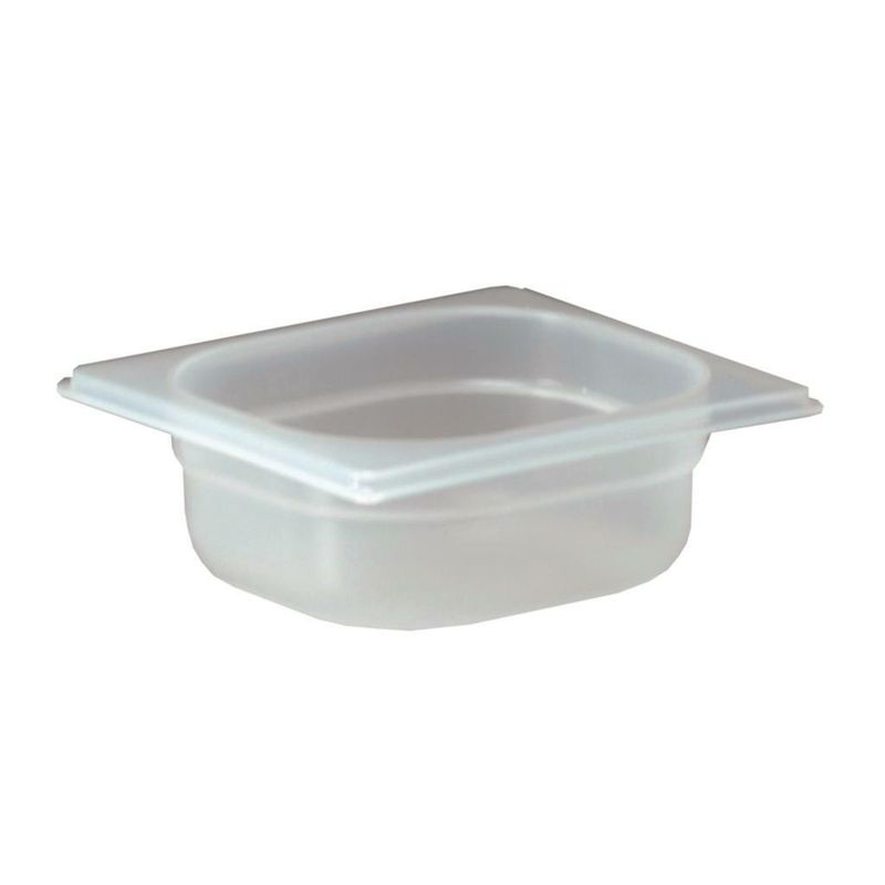 Vasca Gastronorm GN 1/6 17,6 x 16,2 cm H 6,5 cm Polipropilene - Inoxmacel