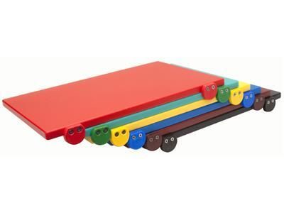Tagliere con Fermi 70 x 40 cm Rosso - Tirolix