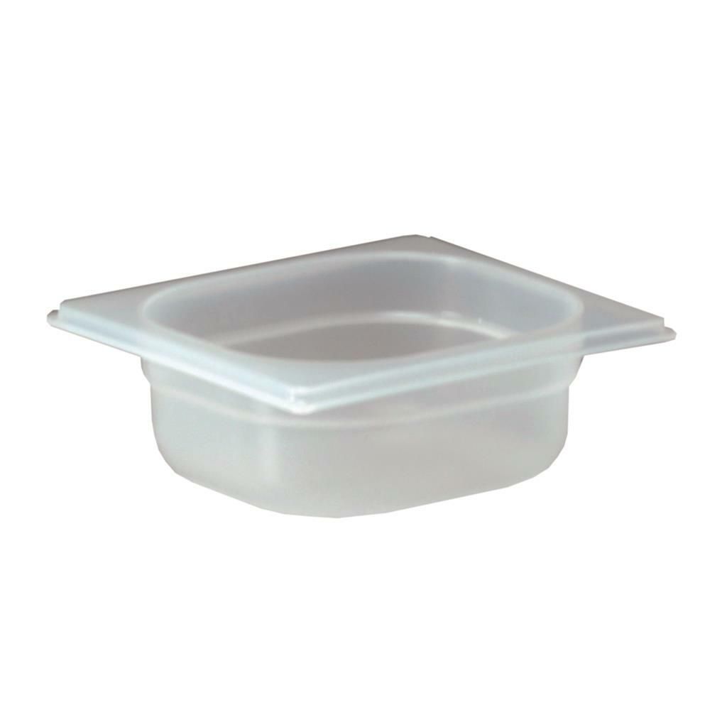 Vasca Gastronorm GN 1/6 17,6 x 16,2 cm H 15 cm Polipropilene - Inoxmacel