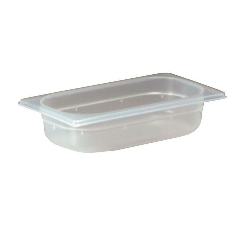 Vasca Gastronorm GN 1/4 26,4 x 16,2 cm H 6,5 cm Polipropilene - Inoxmacel