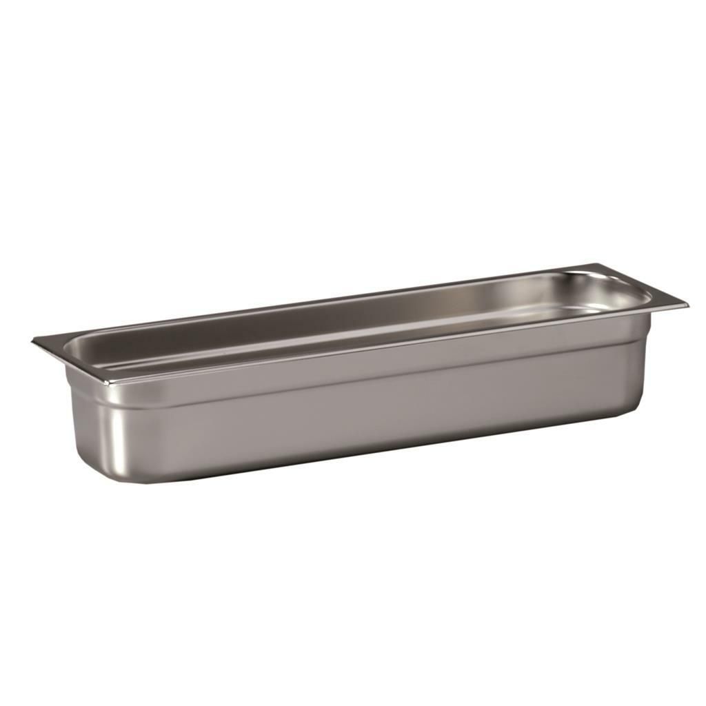 Vasca GN 2/4 53 x 16,2 cm H 10 cm Gastronorm - Inoxmacel