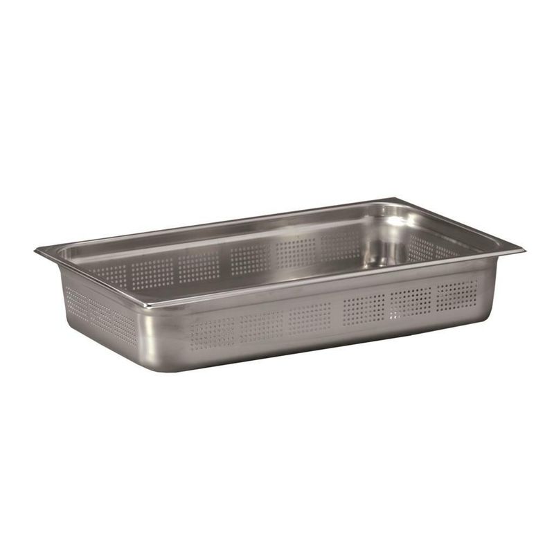Vasca Forata GN 1/1 53 x 32,5 cm H 15 cm Gastronorm - Inoxmacel
