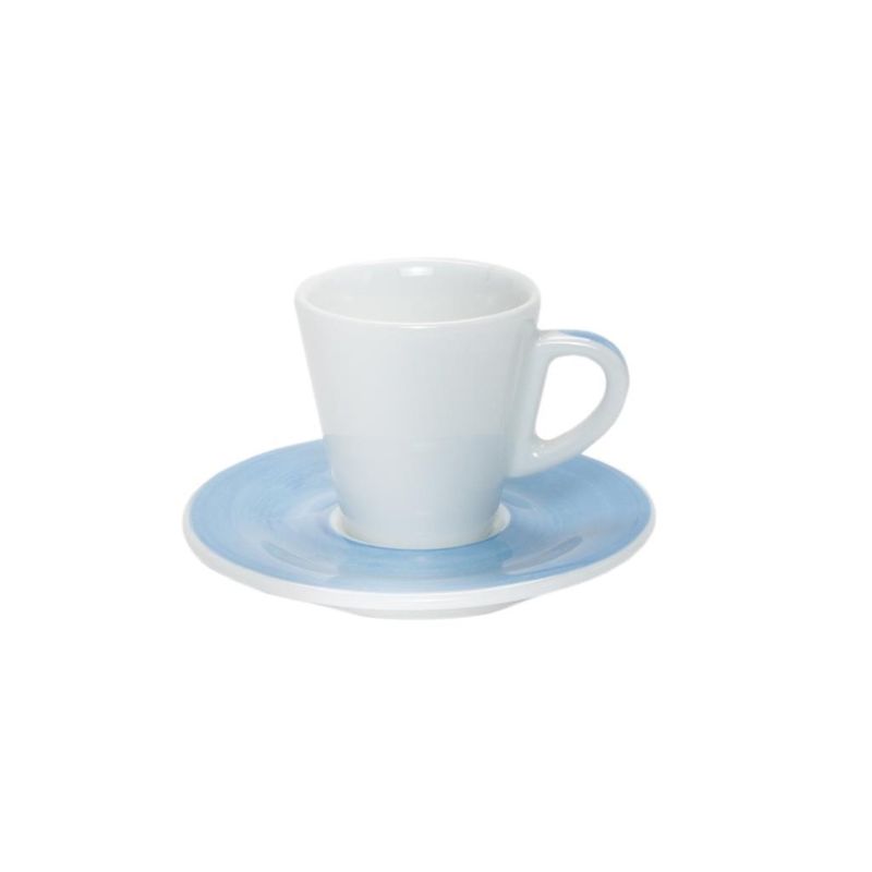 Tazza Cappuccino con Piatto 19 cl Blu Favorita - Ancap