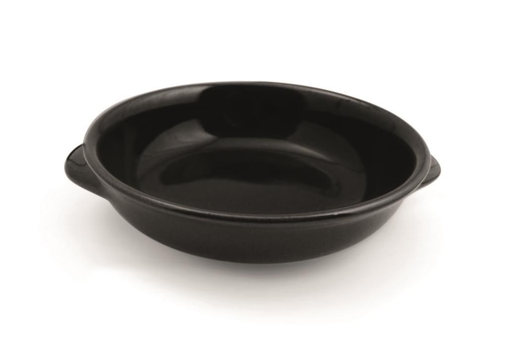 Tegame Tondo 13 cm Stoneware Nero Opaco - Mps