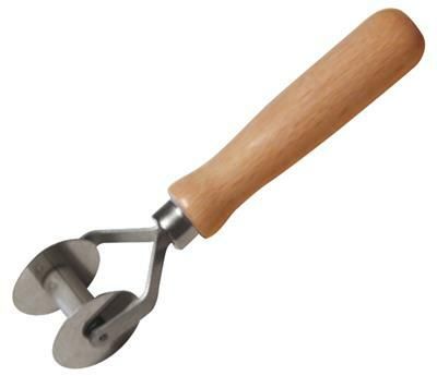Rotella Tagliapasta 2 Lame Lisce 3,6 cm T/Pasta 2 Inox - Elettro Center