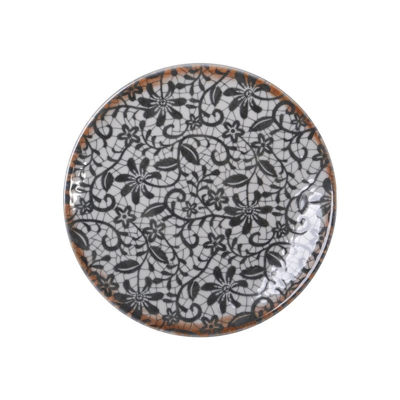 Piatto Piano 21 cm Dreamer Nero Siviglia - Saturnia