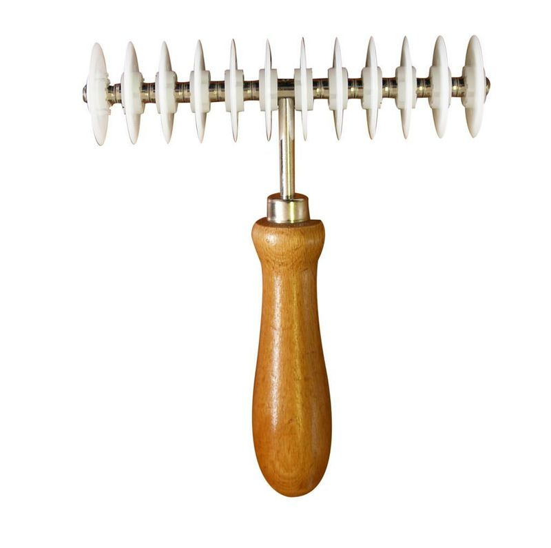 Rotella Tagliapasta 12 Lame Lisce 4 cm - Elettro Center