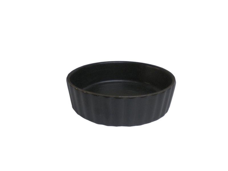 Tortiera 11 cm Stoneware Nero Opaco - Mps
