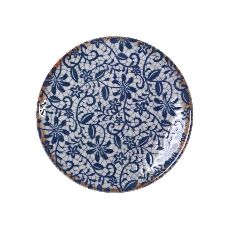 Piatto Piano 21 cm Dreamer Blu Siviglia - Saturnia