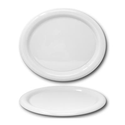 Piatto Ovale 29 cm Giotto Bianco - Saturnia