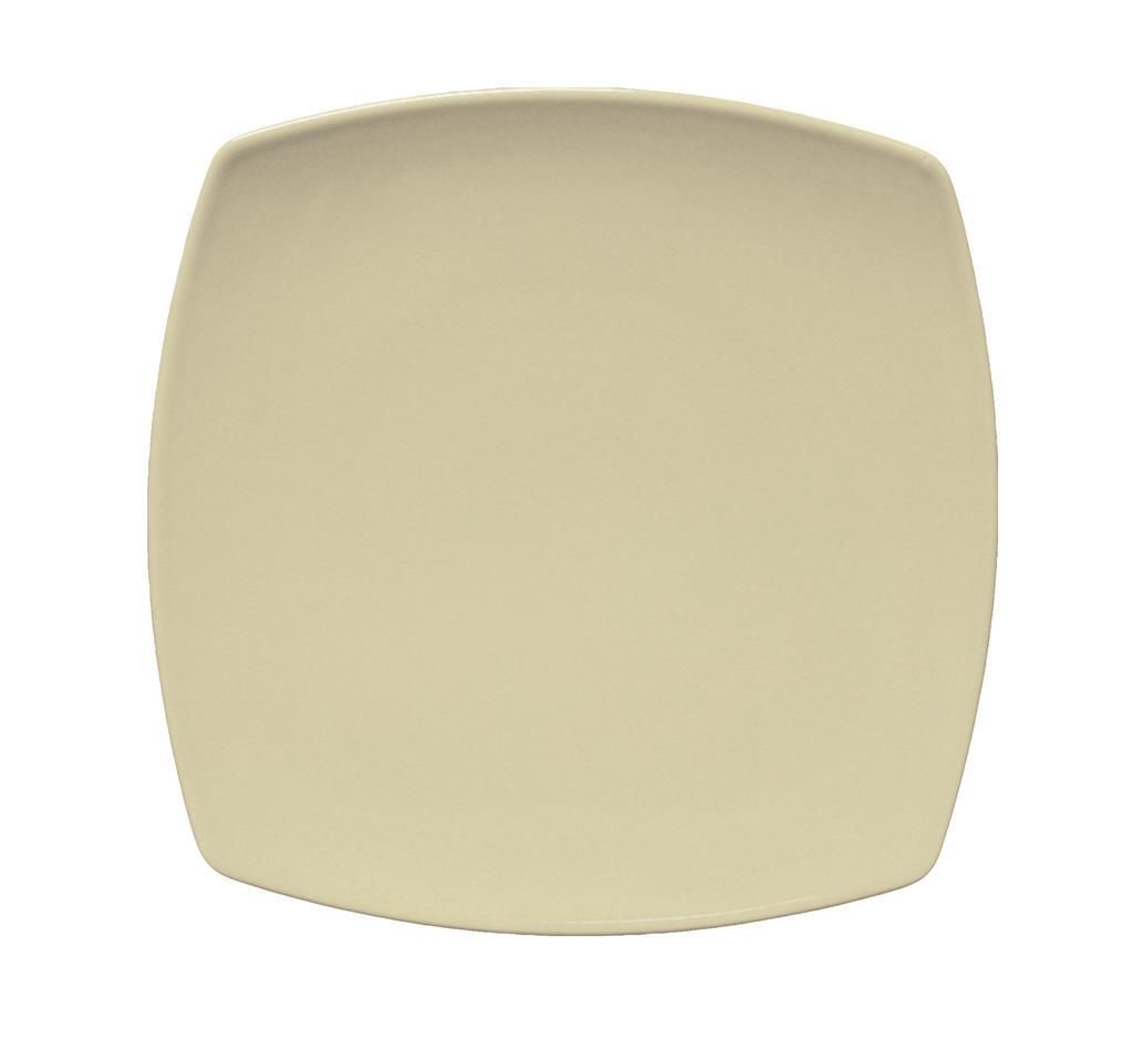 Piatto Piano Quadro 31 x 31 cm Tokio Crema - Saturnia