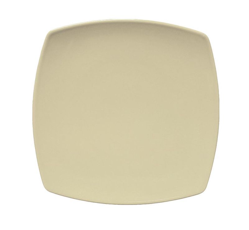 Piatto Piano Quadro 21 x 21 cm Tokio Crema - Saturnia