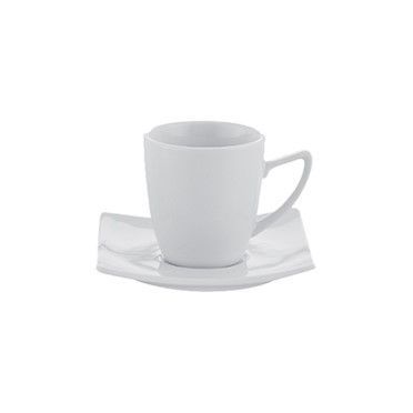 Set 4 Pezzi Tazza Tè con Piatto 17,5 cl Tokio - Saturnia
