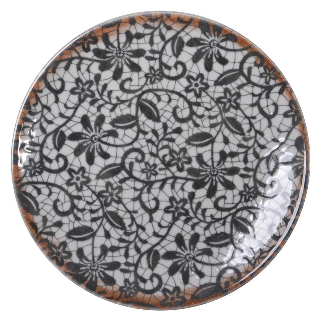 Piatto Piano 28 cm Dreamer Nero Siviglia - Saturnia