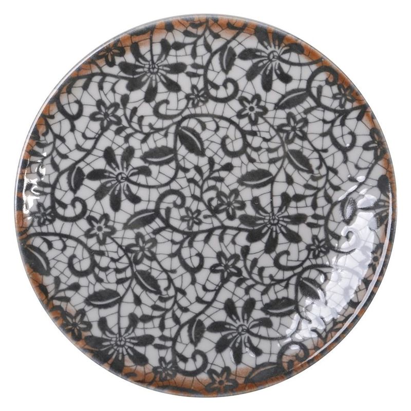 Piatto Piano 28 cm Dreamer Nero Siviglia - Saturnia