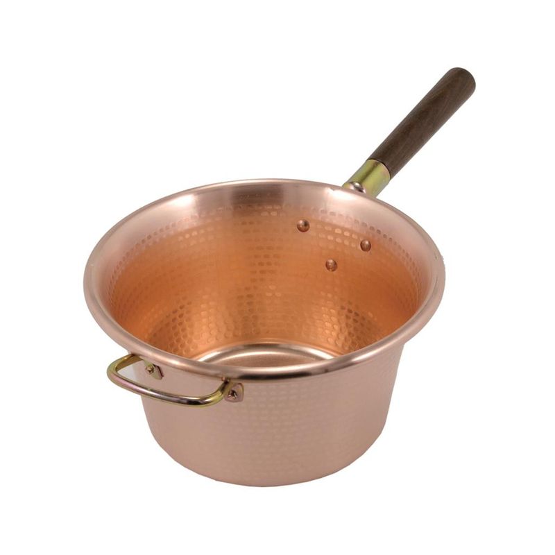 Paiolo 1 Manico 28 cm Rame Stagnato - L.A.R.